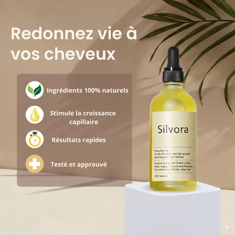 Sérum de Croissance Capillaire Silvora (60ml)